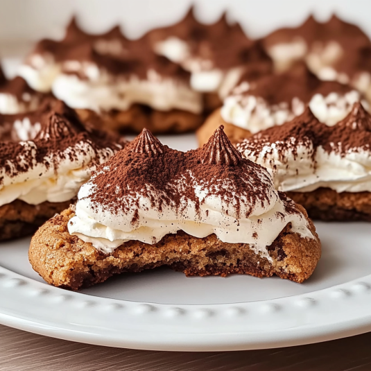 Tiramisu cookie paired
