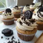Freshly baked cupcake Oreos