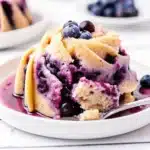 Mini Blueberry Bundt Cakes with Lemon Glaze