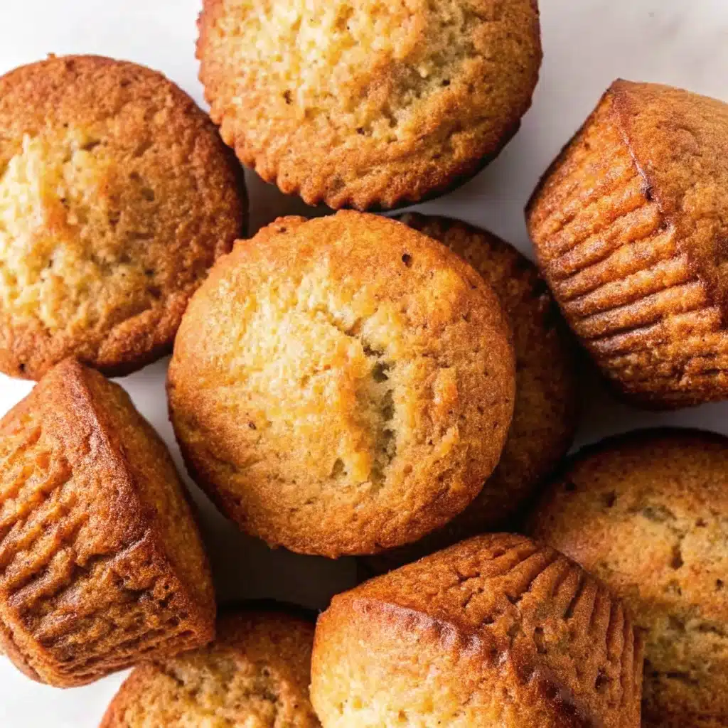 freshly baked 2 banana muffins