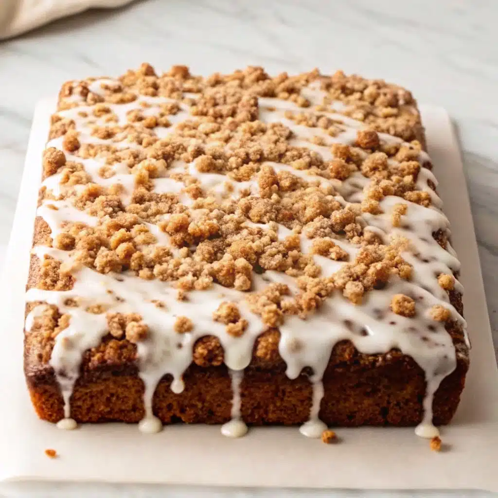 banana coffee cake with cinnamon