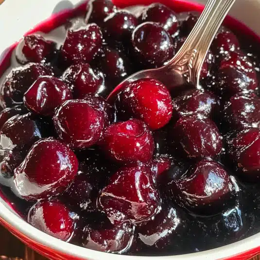 Cherry compote perfect