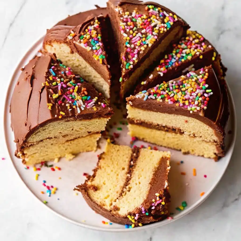 anilla Cake with Chocolate Frosting Variation