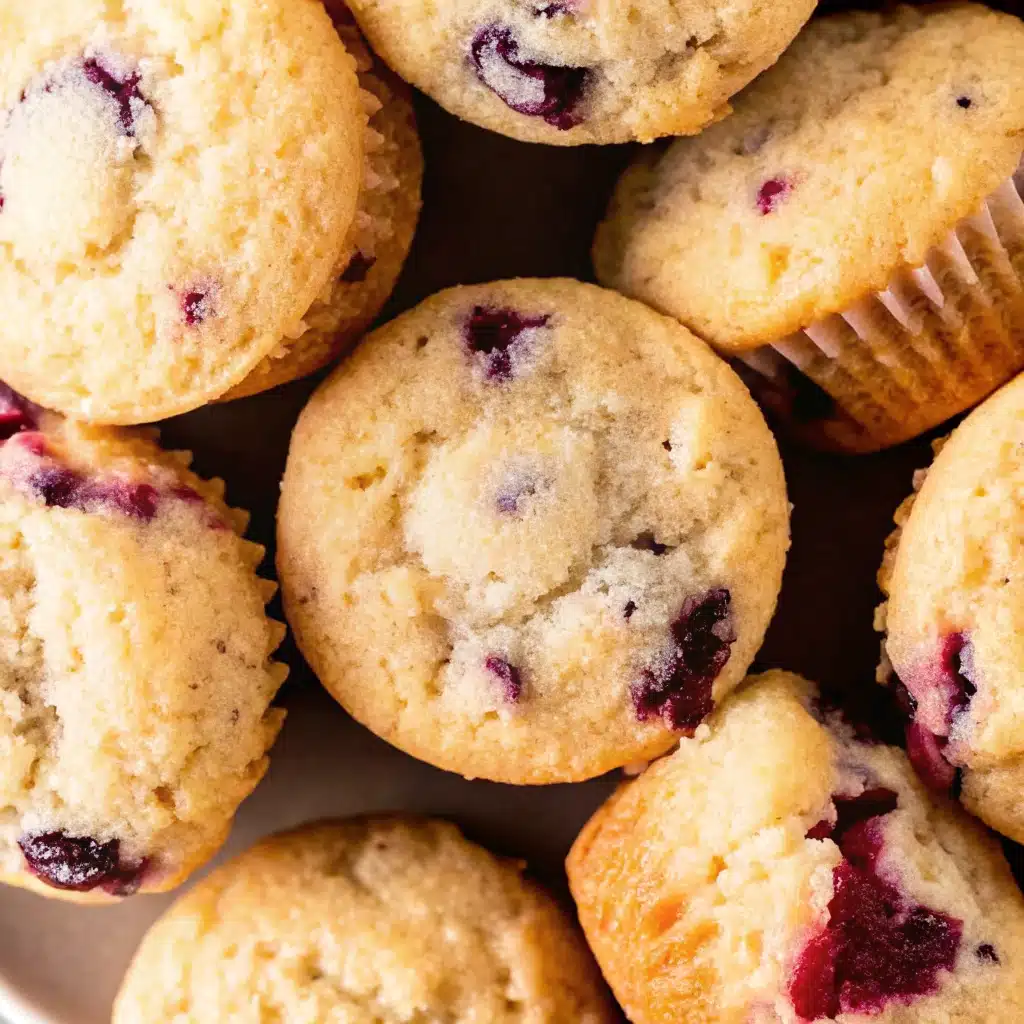 Bakery-style blackberry muffins with crumb topping