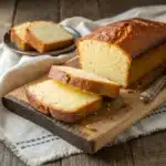 Moist Buttermilk Pound Cake with golden crust