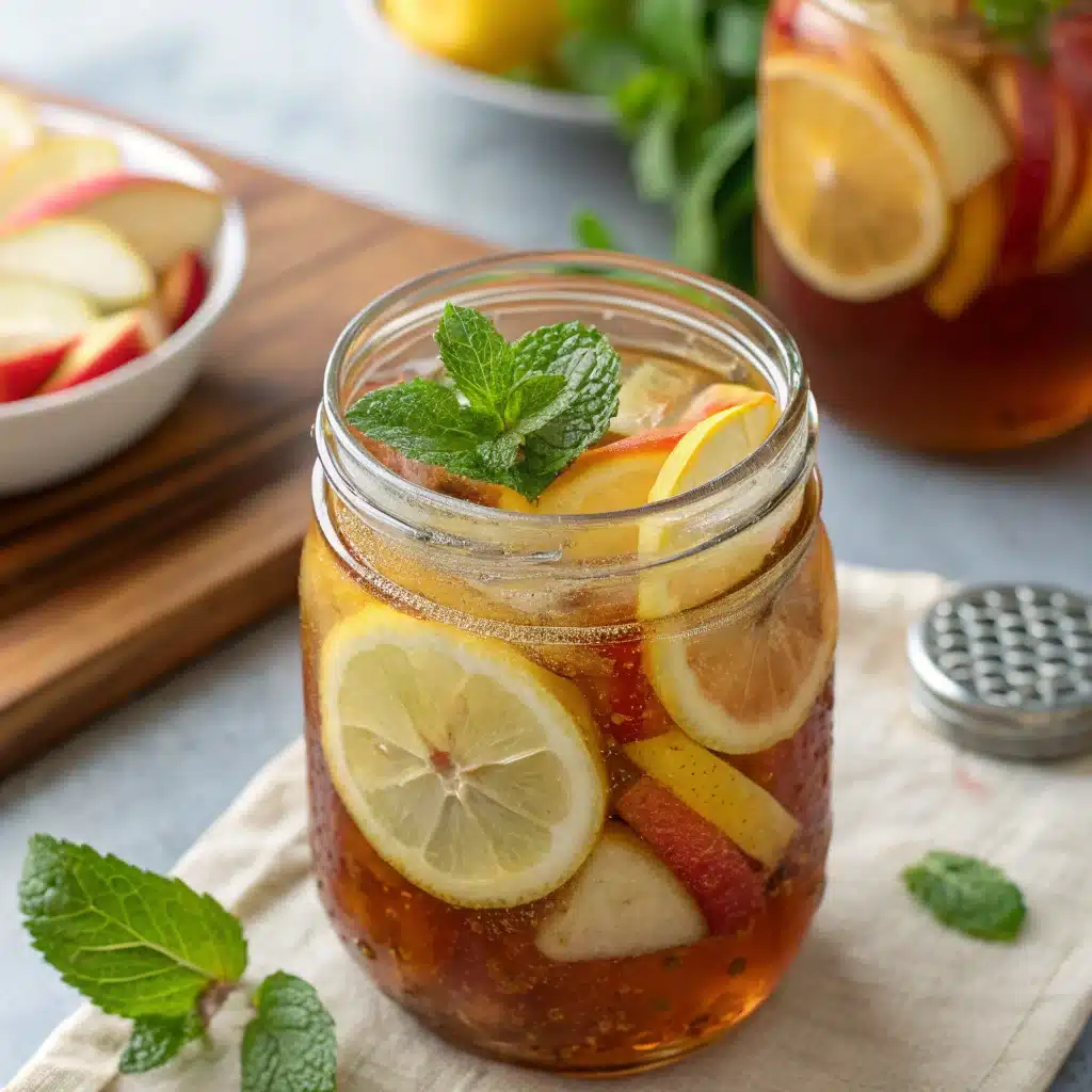 Cold Brew Apple Peel Tea Recipe for Weight Loss