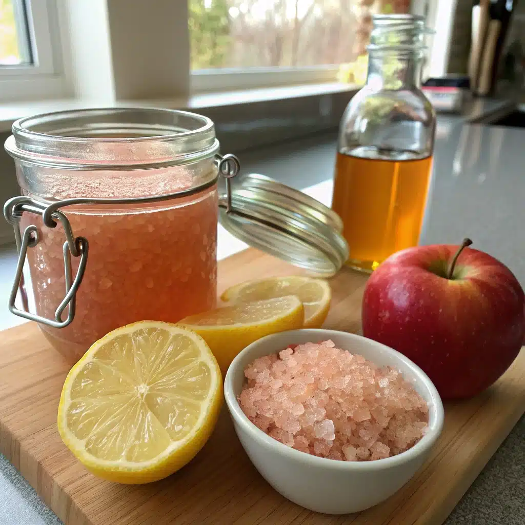 Himalayan Pink Salt Trick Recipe ingredients layout
