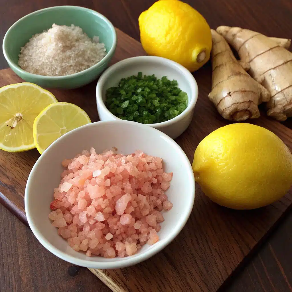 Japanese Mounjaro Recipe Free natural ingredients flat lay
