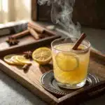 Japanese Mounjaro Recipe fat-burning drink on tray