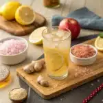 Japanese Mounjaro Recipe Free natural detox drink with lemon and ginger