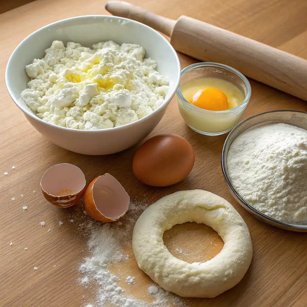 Ingredients for Bethany Frankel cottage cheese bagels