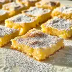 2 Ingredient Lemon Bars fresh from the oven