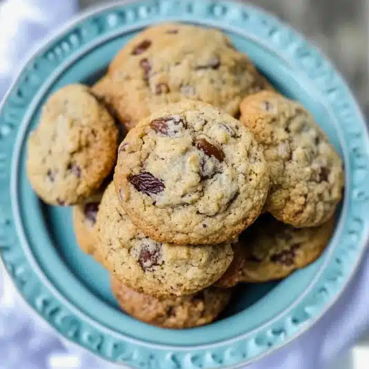 date cookies freshly baked close up