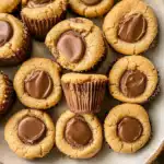 peanut butter cup cookies fresh baked chocolate