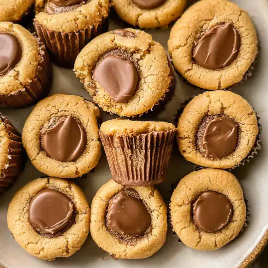 peanut butter cup cookies fresh baked chocolate