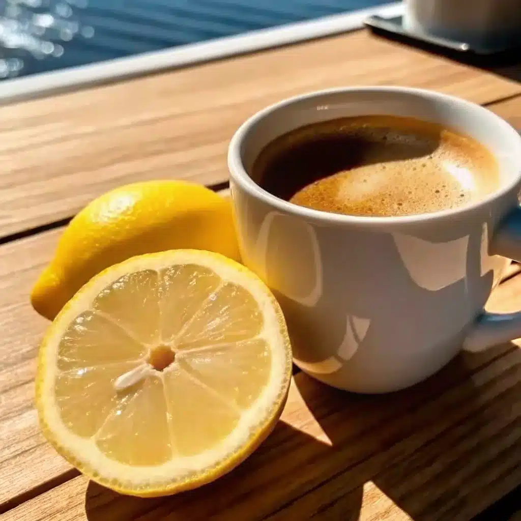 Coffee Loophole Recipe with cinnamon and lemon