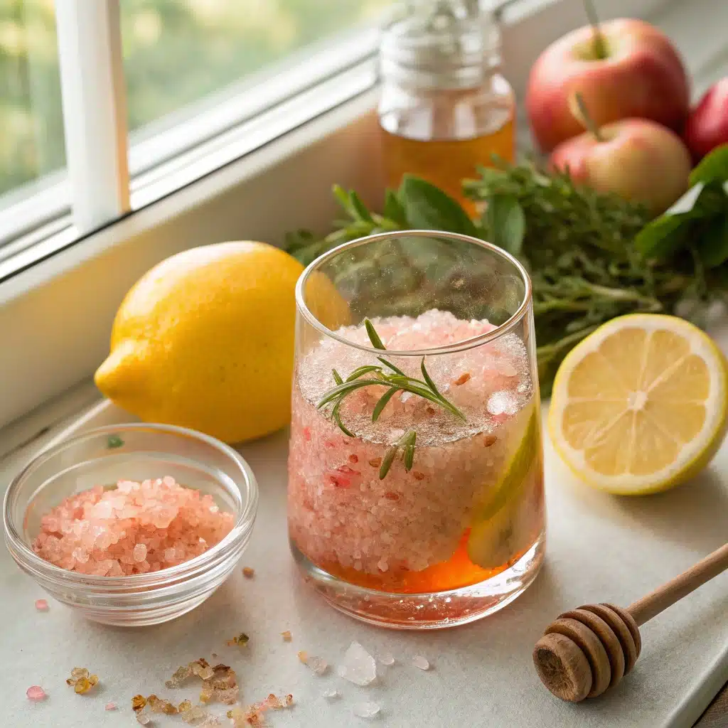 Enhanced Oprah Winfrey Pink Salt Recipe with lemon and ACV