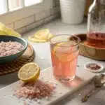 Oprah Pink Salt Trick Recipe in a glass