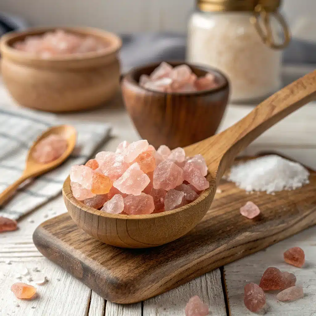 Himalayan pink salt crystals for weight loss